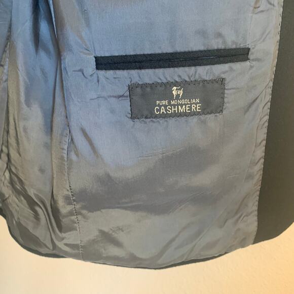 Nordstrom Tallia Sartoria Mongolian Cashmere Blazer Suit Jacket - Picture 7 of 8